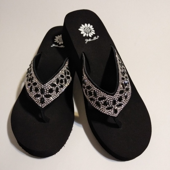 blingy flip flops